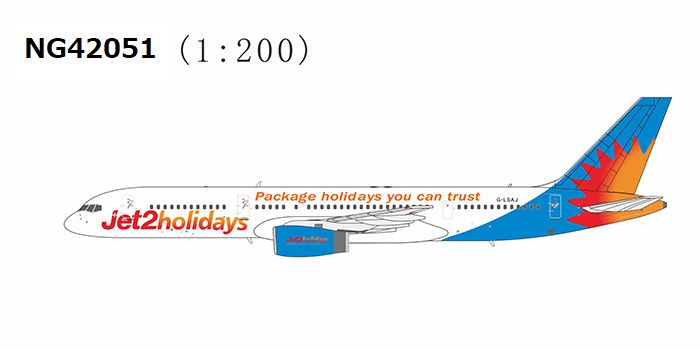 NG42051 NG MODELS Jet2.com / ジェットツー・コム B757-200/w G-LSAJ 1:200 お取り寄せ