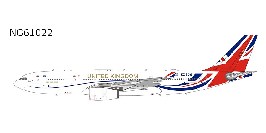 NG61022 NG MODELS UK Air Force / イギリス政府専用機 A330 Voyager KC2 ZZ336 1:400 完売しました。