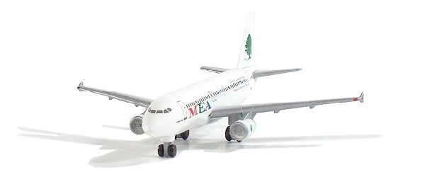 501712 Herpa CLUB MODELS Middle East Airlines (MEA) / ミドル・イースト航空 A320 旧ギヤ 1:500 完売しました