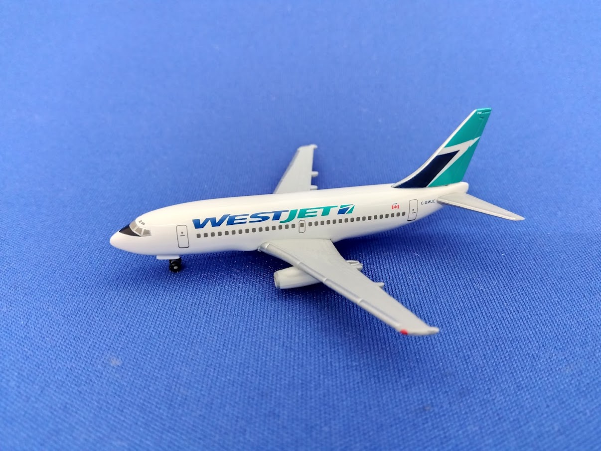 505789 Herpa WestJet Airlines / ウエストジェット B737-200 C-GWJE 1:500 完売しました。