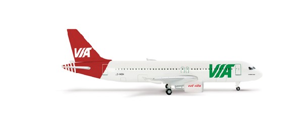 509053 Herpa Air VIA / エア VIA A320 LZ-MDM 1:500 完売しました。