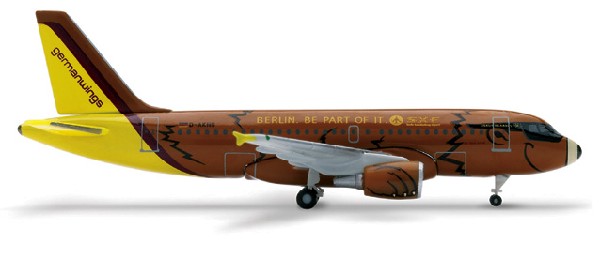 509107 Herpa Germanwings / ジャーマンウイングス Bearbus A319 D-AKNO 1:500 メーカー完売