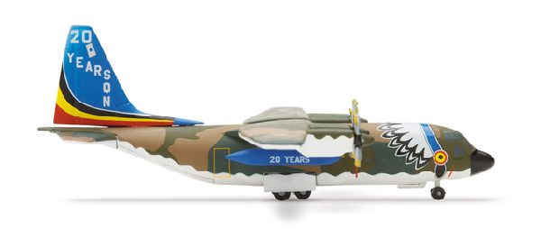509497 Herpa Belgium Air Force / ベルギー空軍 第20飛行隊創設20周年記念塗装 C-130 CH-05 1:500 メーカー完売