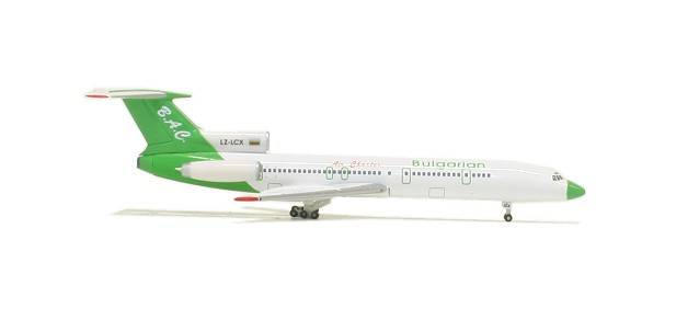 510899 Herpa CLUB MODELS BULGARIAN AIR CHARTER(BAC) / ブルガリアン・エア・チャーター Tu-154M LZ-LCX  1:500 完売しました。