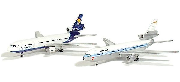 514309 Herpa SPANTAX / スパンタックス , Africa One / アフリカワン DC-10 2機セット 1:500 完売しました。