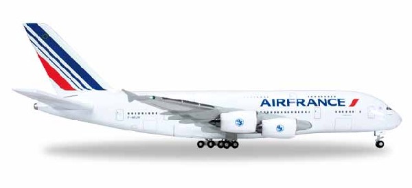 515634-004 Herpa Air France / エールフランス A380 新塗装 F-HPJH 1:500 完売しました。