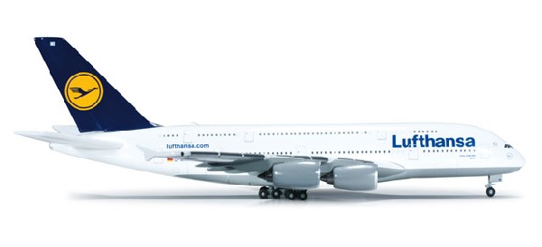 516174 Herpa Lufthansa / ルフトハンザドイツ航空 A380 D-AIMI Berlin 1:500 完売しました。
