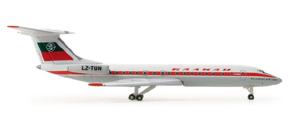 517638 Herpa Balkan Bulgarian Airlines / バルカン・ブルガリアン・エアラインズ Tu-134A LZ-TUN 1:500 メーカー完売