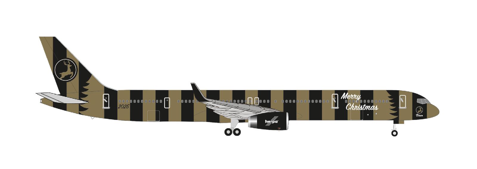 538671 Herpa Christmas model / クリスマスモデル B757-300  2025 Vixen 1:500 お取り寄せ
