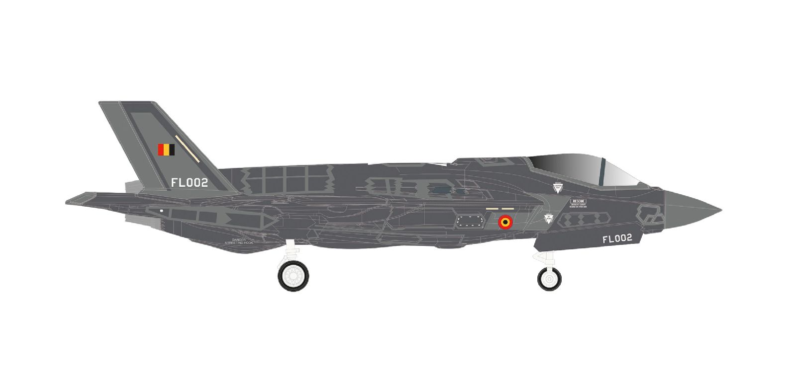 573641 Herpa Belgium Air Force / ベルギー空軍 F-35A ライトニングⅡ FL002 312th FS 1:200 完売しました。