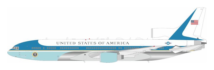 B1011USAF B-Models U.S. Air Force / アメリカ空軍 AIR FORCE ONE L-1011 1:200 スタンド付 完売しました。