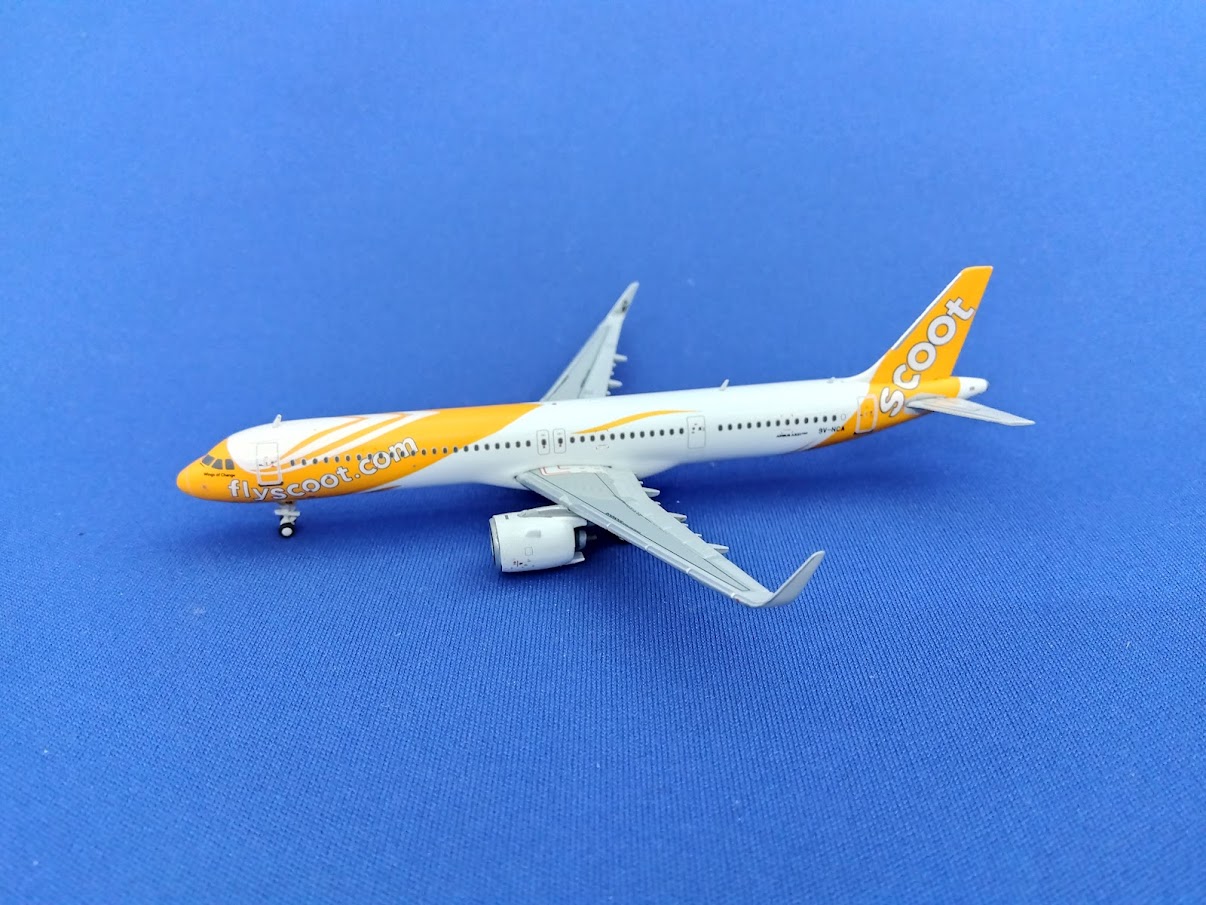 EW421N012 JCWING SCOOT / スクート A321neo 9V-TCA 1:400 メーカー完売
