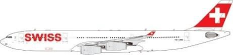 AV4320 Aviation400 Swiss International Air Lines / スイス国際航空 A340-300 HB-JMB 1:400 メーカー完売