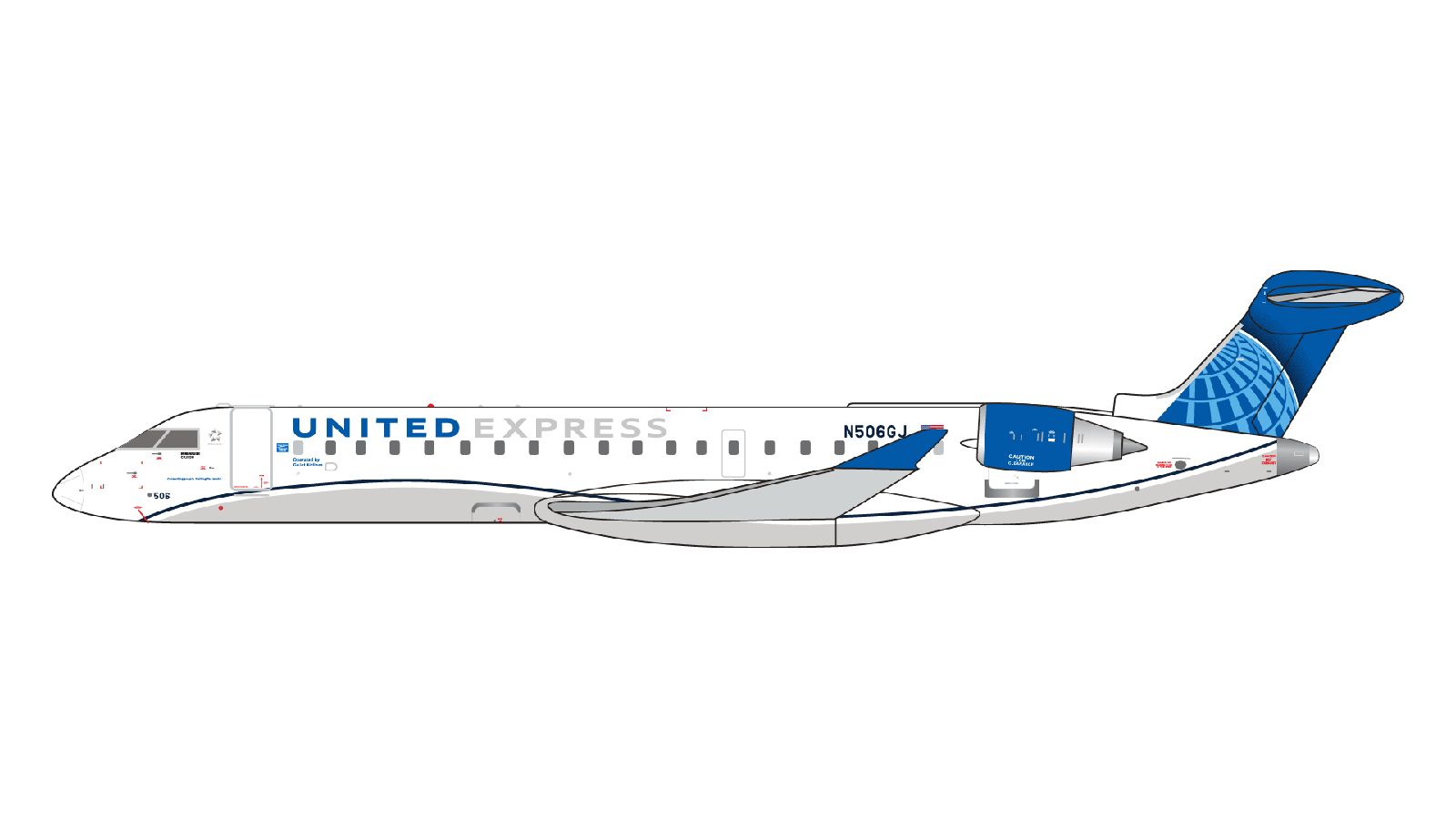GJUAL2341 GEMINI JETS United Express / ユナイテッドエクスプレス CRJ-550 N506GJ 1:400 メーカー完売