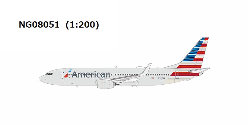 NG08051 NG MODELS American Airlines / アメリカン航空 B737-800W N927NN 1:200 お取り寄せ
