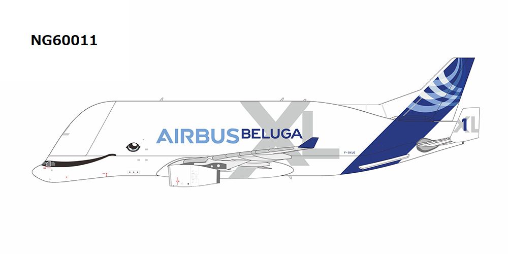 NG60011 NG MODELS Airbus Transport International / エアバス・トランスポート・インターナショナル #1 A330-743L Beluga XL F-GXLG 1:400 お取り寄せ
