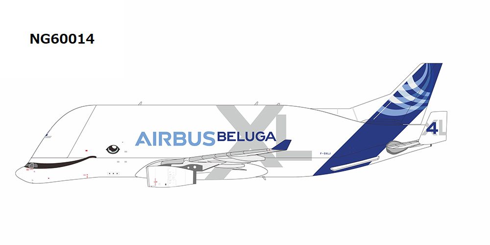 NG60014 NG MODELS Airbus Transport International / エアバス・トランスポート・インターナショナル #4 A330-743L Beluga XL F-GXLJ 1:400 お取り寄せ