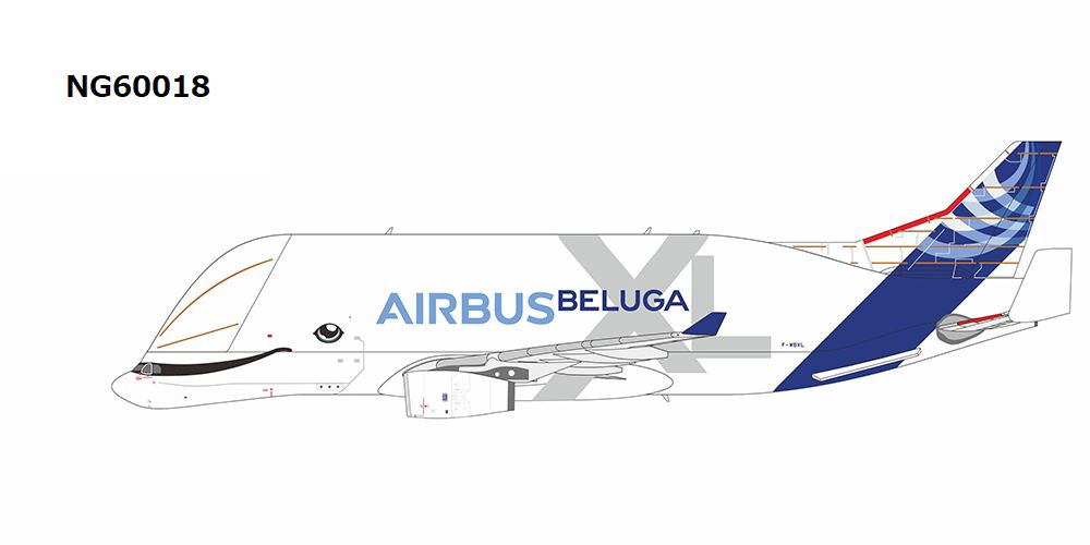 NG60018 NG MODELS Airbus Transport International / エアバス・トランスポート・インターナショナル the first flight of Beluga XL A330-743L Beluga XL F-WBXL 1:400 完売しました。