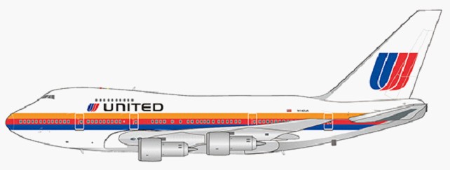 XX4959 JC WING United Airlines / ユナイテッド航空 Old B747SP N140UA 1:400 完売しました。