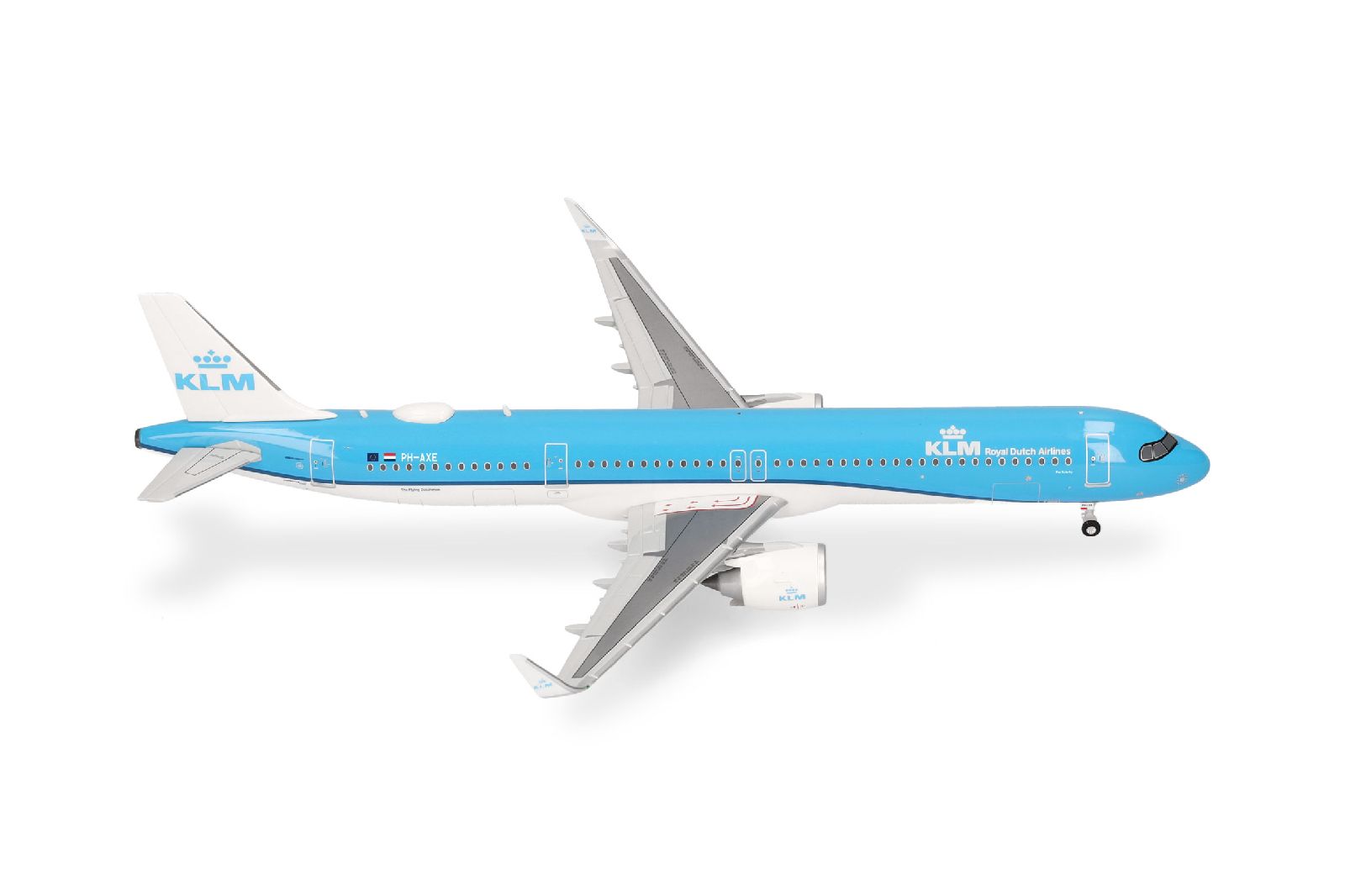 573801 Herpa KLM / KLMオランダ航空 A321neo PH-AXE Landkaartje/Map Butterfly 1:200 お取り寄せ