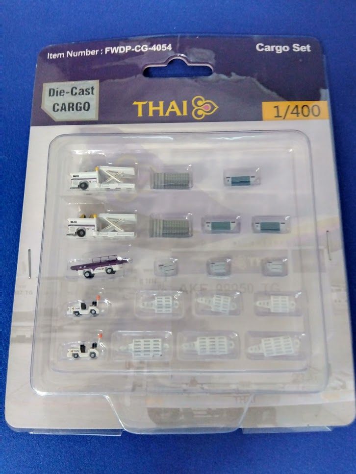 FWDPCG4054 Fantasywings 空港アクセサリー Thai Cargo / タイカーゴ・タイ国際航空航空貨物 空港サービス車両セット 1:400 完売しました。
