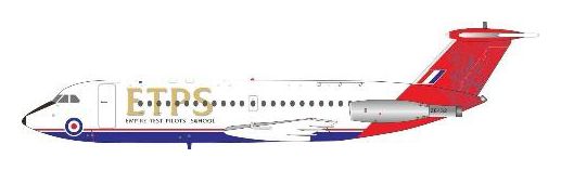 111ETPS432 IN Flight200 UK Air Force / イギリス政府専用機 BAC 1-11-400FU ZE432 スタンド付き 1:200 メーカー完売