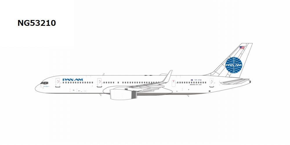 NG53210 NG MODELS Icelandair / アイスランド航空 Criterion Travel's Pan Am livery B757-200/w TF-FIC 1:400 お取り寄せ