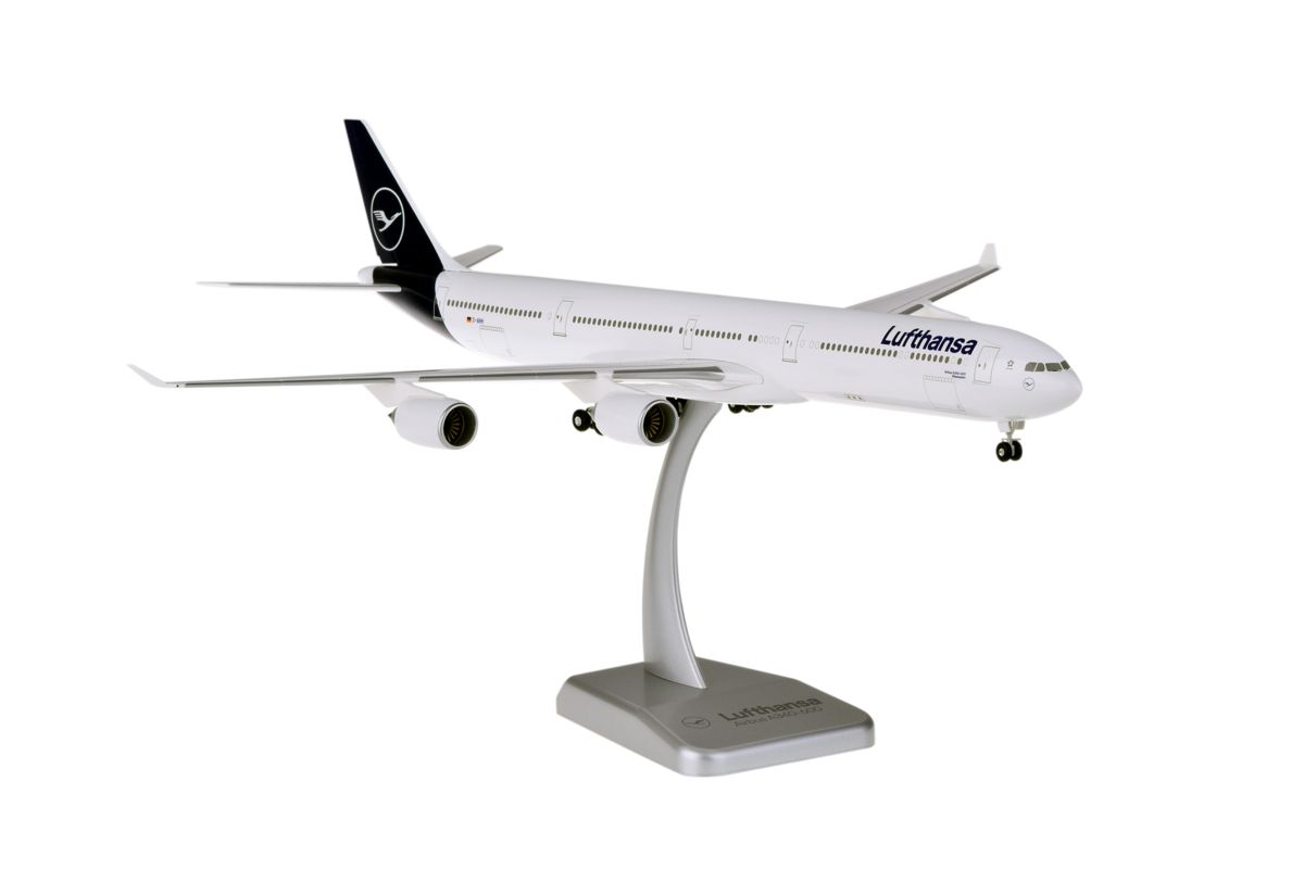 DLH005 Hogan ホーガン / LIMOX Lufthansa / ルフトハンザドイツ航空  A340-600 D-AIHH ランディングギア・スタンド付  1:200 完売しました。