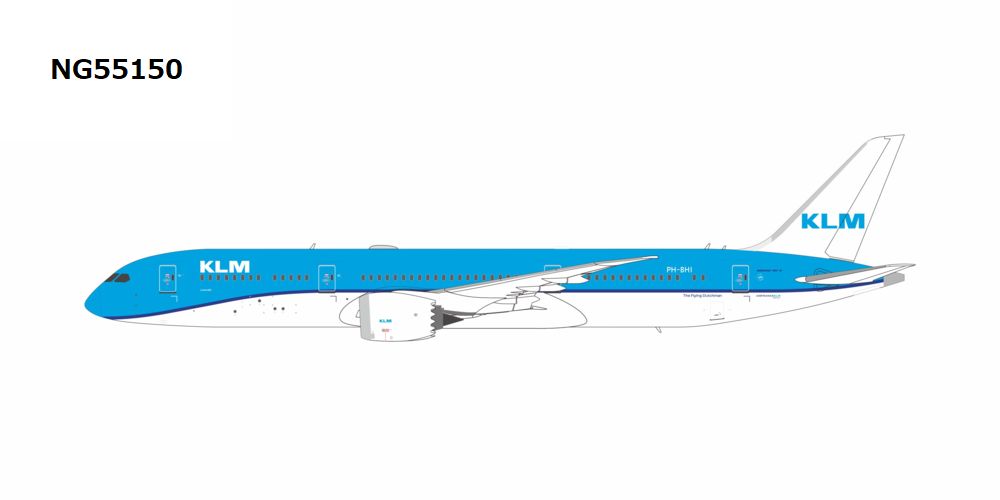 NG55150 NG MODELS KLM / KLMオランダ航空 tail without crown B787-9 PH-BHI 1:400 完売しました。