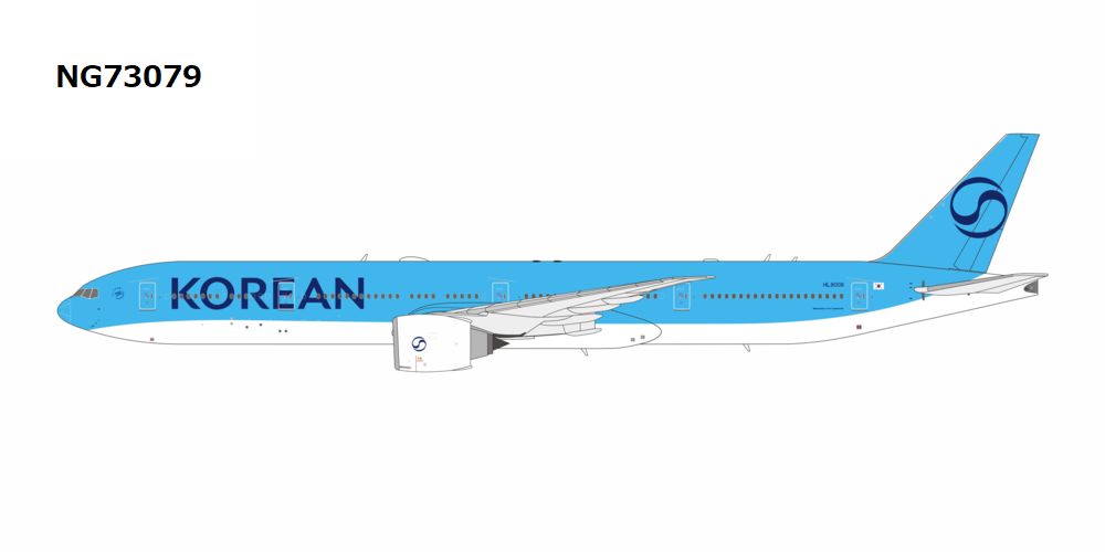 NG73079 NG MODELS Korean Air / 大韓航空 Korean Air's first 777-300ER in 2025's livery B777-300ER HL8008 1:400 お取り寄せ