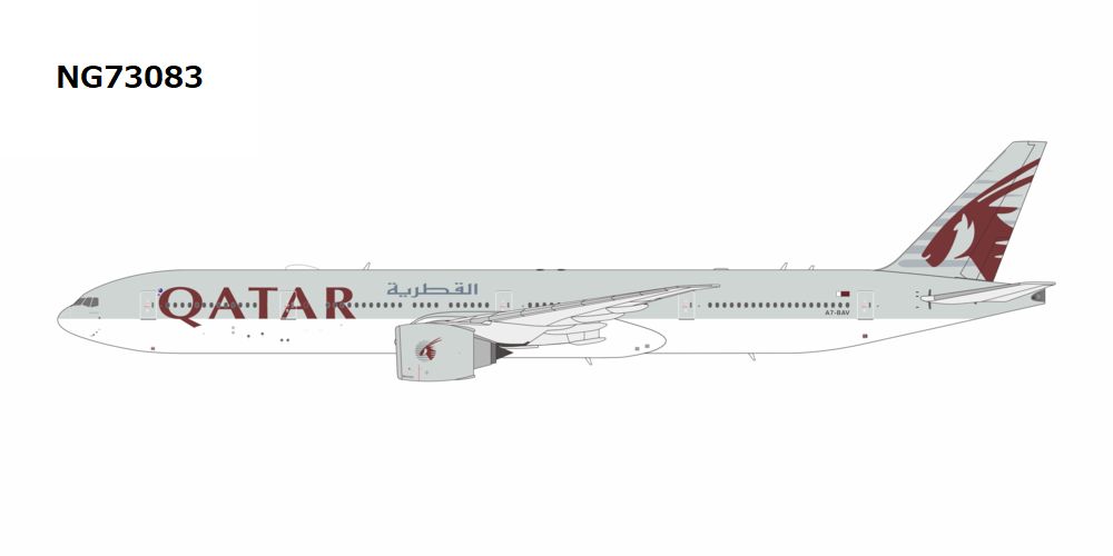 NG73083 NG MODELS Qatar Airways / カタール航空 B777-300ER A7-BAV 1:400 完売しました