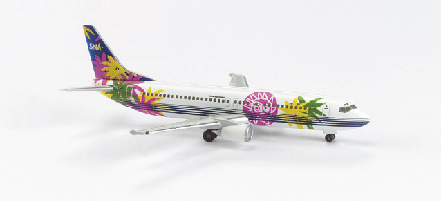 505987 Herpa Skynet Asia / スカイネットアジア B737-400 JA737A プラスタンド付 1:500 メーカー完売