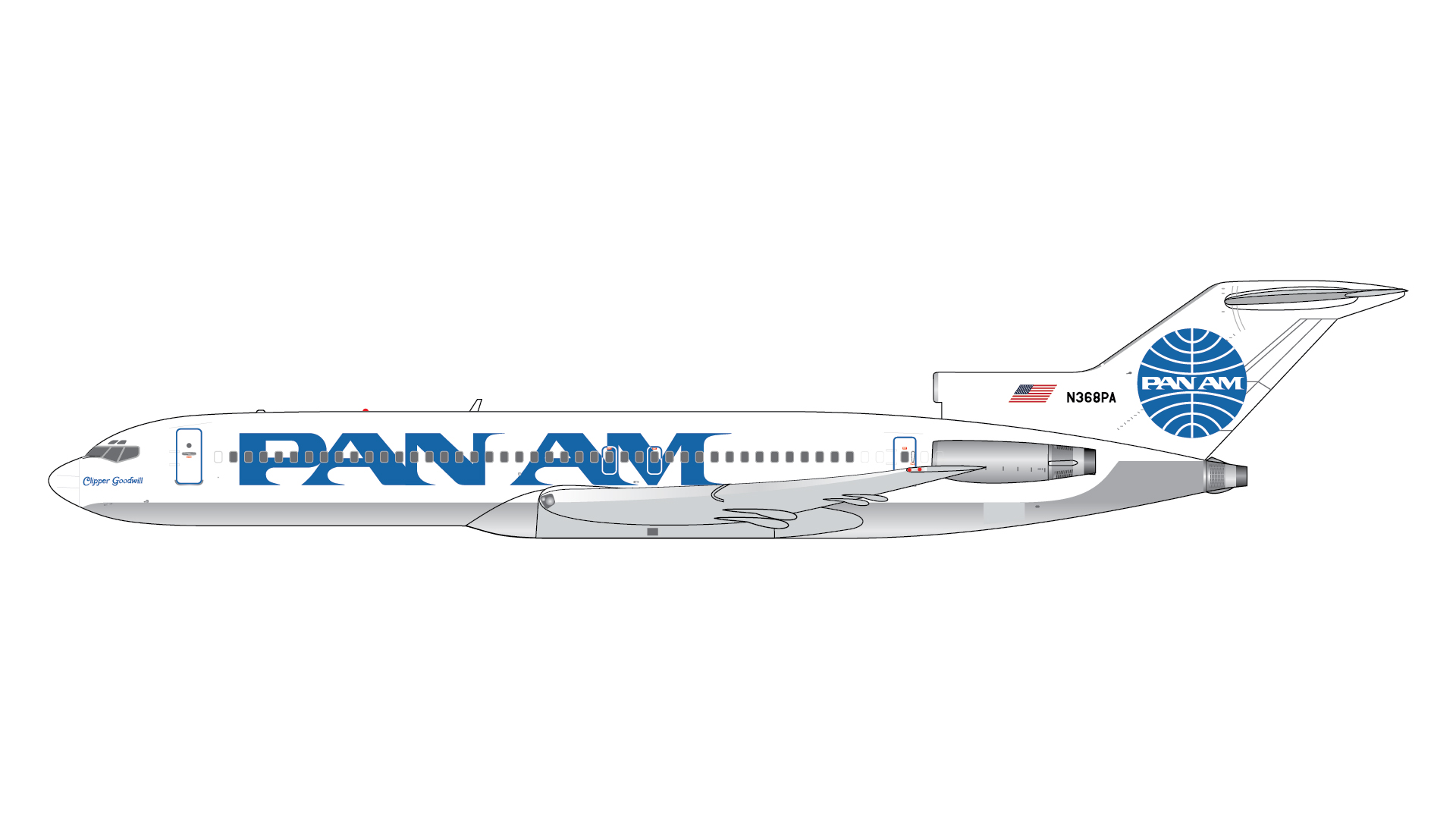 GJPAA2344  GEMINI JETS Pan American Airways / パンアメリカン航空 