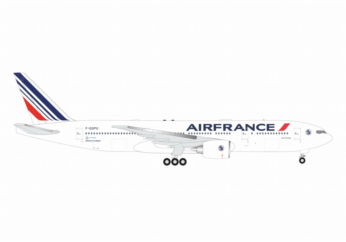 539128 Herpa Air France / エールフランス B777-200 F-GSPU 