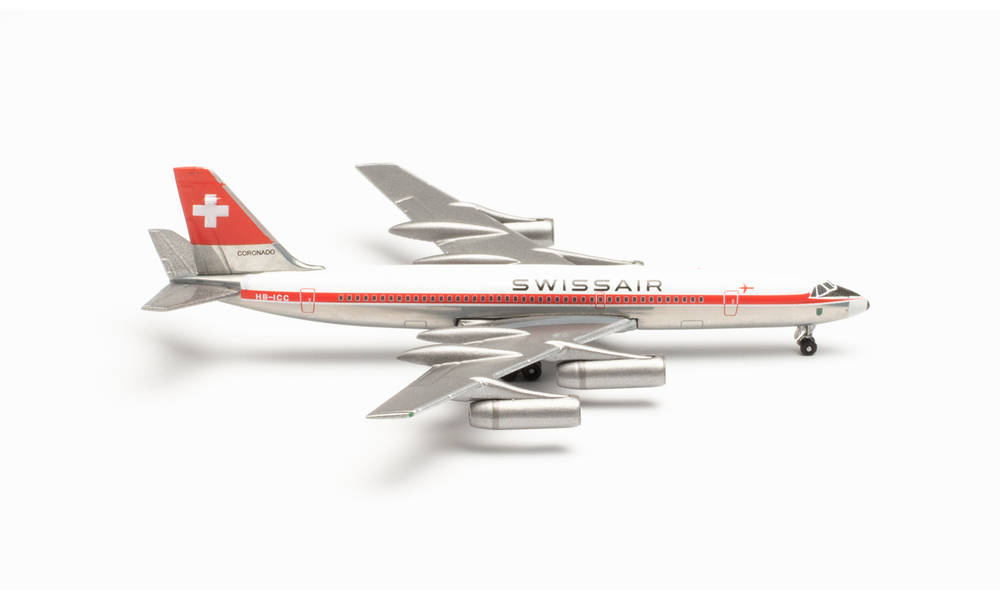 535168 Herpa Swiss International Air Lines / スイス国際航空 CV990 Coronado HB-ICC 1:500
