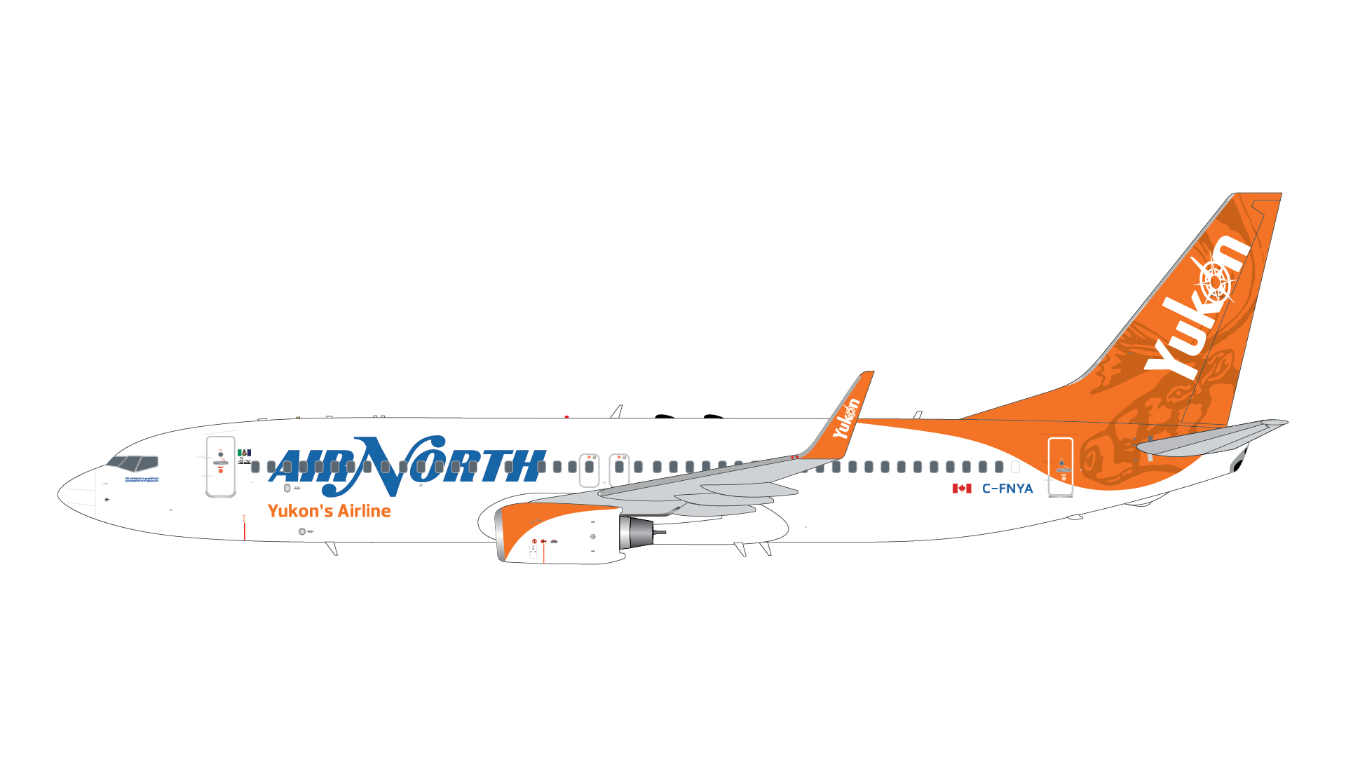 G2ANT1491 GEMINI 200 Air North / エア・ノース B737-800W C-FNYA  スタンド付 1:200 お取り寄せ