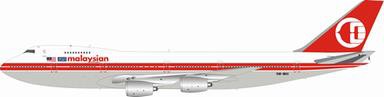 IF742MAS01 IN Flight200 Malaysia Airlines MAS / マレーシア航空 B747-200 9M-MHI スタンド付き 1:200 メーカー完売