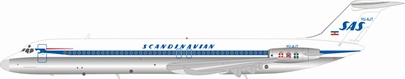 DC951SK02B IN Flight200 SAS Scandinavian Airlines / スカンジナビア航空 DC-9-51 YU-AJT スタンド付き 1:200 メーカー完売