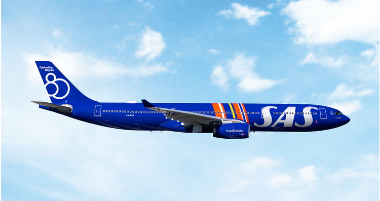 12096 Phoenix SAS Scandinavian Airlines / スカンジナビア航空 Celebrating 80 years A330-300 LN-RKR 1:400 予約
