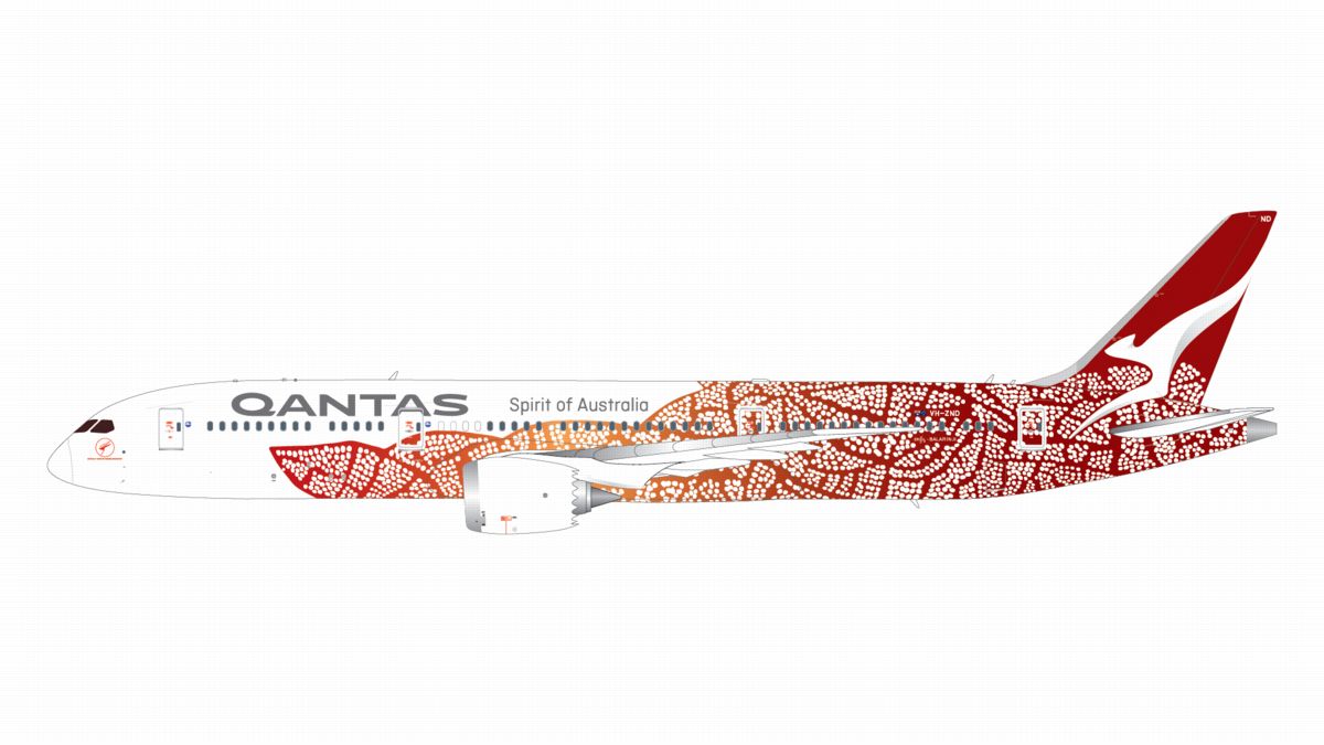 G2QFA1480 GEMINI 200 Qantas Airways / カンタス航空 B787-9 VH-ZND 