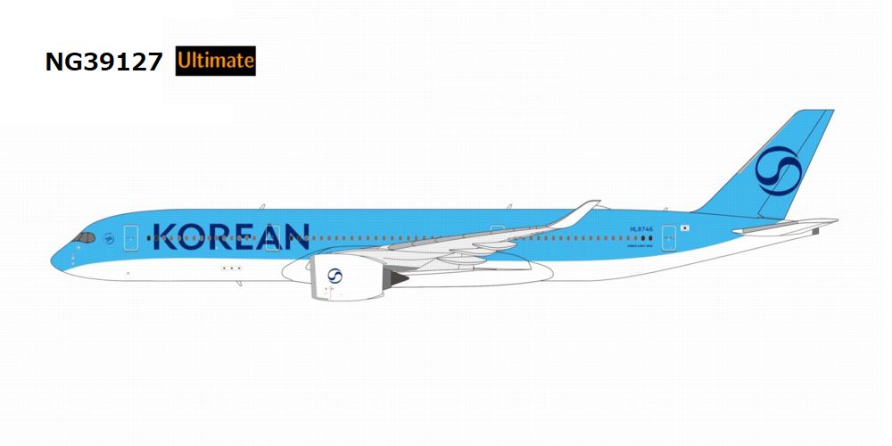 NG39127 NG MODELS ULTIMATE Korean Air / 大韓航空 New Livery; Luxurious Packaging A350-900 HL8746 1:400 お取り寄せ