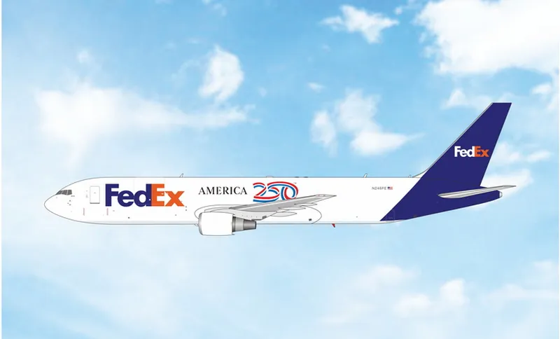 04716 Phoenix FedEx / フェデックス AMERICA 250 B767-300F N245FE 1:400 予約