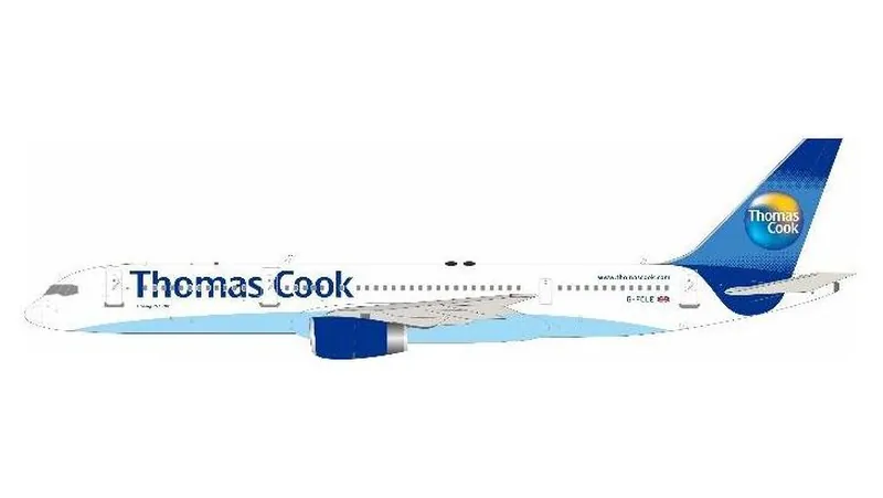 752MT0426 IN Flight200 Thomas Cook Airlines / トーマス・クック航空 757-200 G-FCLE スタンド付き 1:200 予約