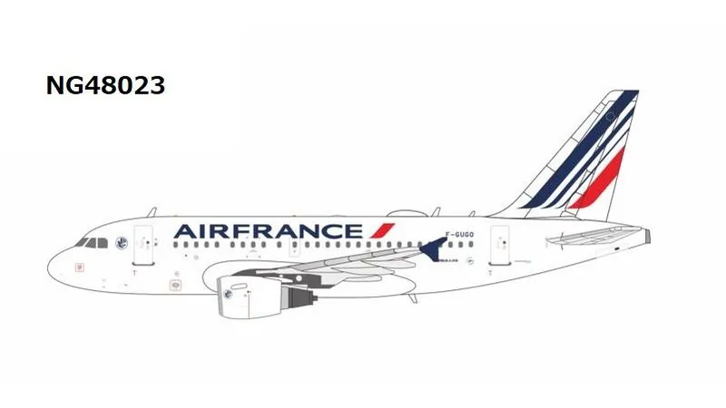 NG48023 NG MODELS Air France / エールフランス revised modern livery A318-100 F-GUGO 1:400 お取り寄せ