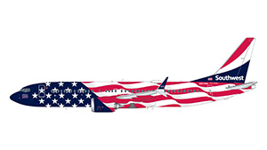 GJSWA2440 GEMINI JETS Southwest Airlines / サウスウエスト航空 Liberty One B737 MAX8 N8719Q 1:400 予約