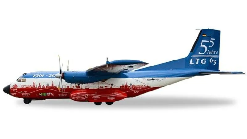 558068 Herpa Luftwaffe / ドイツ空軍 C-160 LTG 63/60 50+95 55th 1:200 メーカー完売