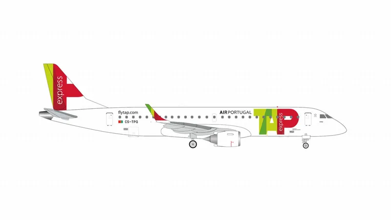 539371 Herpa TAP Air Portugal / TAPポルトガル航空 E190 CS-TPQ Faro 1:500 予約