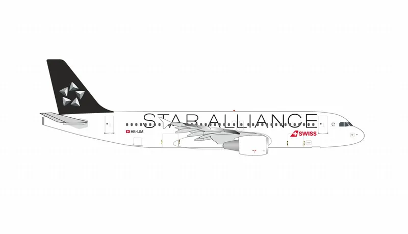 539463 Herpa Swiss International Air Lines / スイス国際航空 A320 HB-IJM 