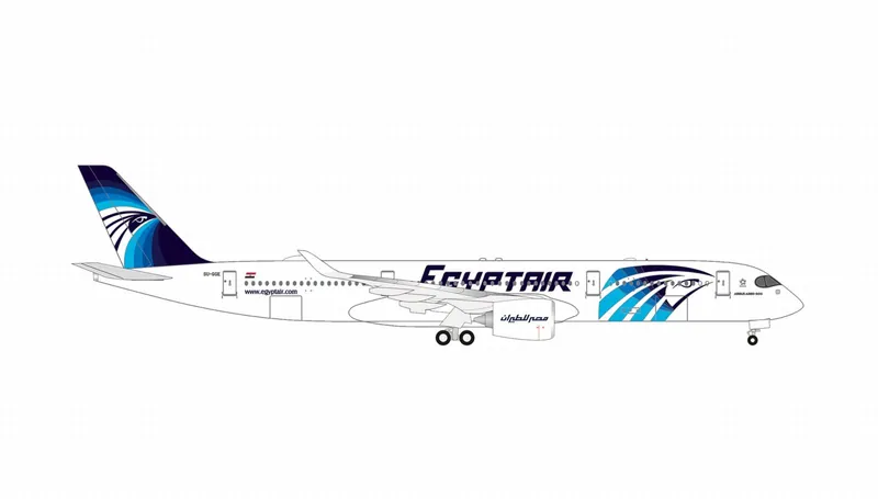539555 Herpa EgyptAir / エジプト航空 A350-900 SU-GGE 1:500 予約