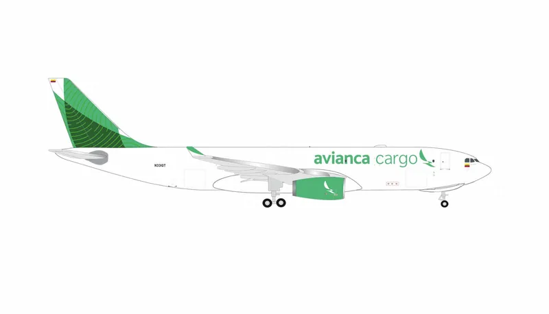 539562 Herpa Avianca Cargo / アビアンカ・カーゴ A330-200F N331QT green livery 1:500 予約